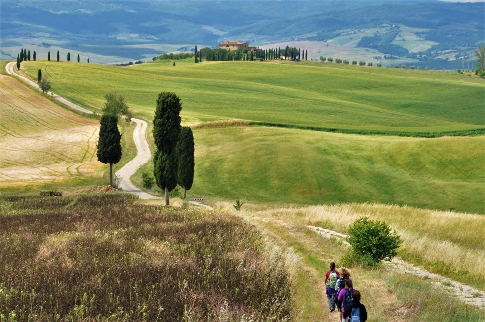 Agriturismo Le Sorbelle D'Orcia Con Piscina Пиенца Экстерьер фото