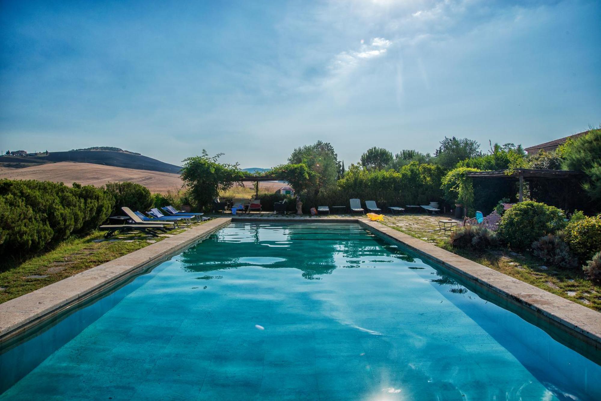 Agriturismo Le Sorbelle D'Orcia Con Piscina Пиенца Экстерьер фото