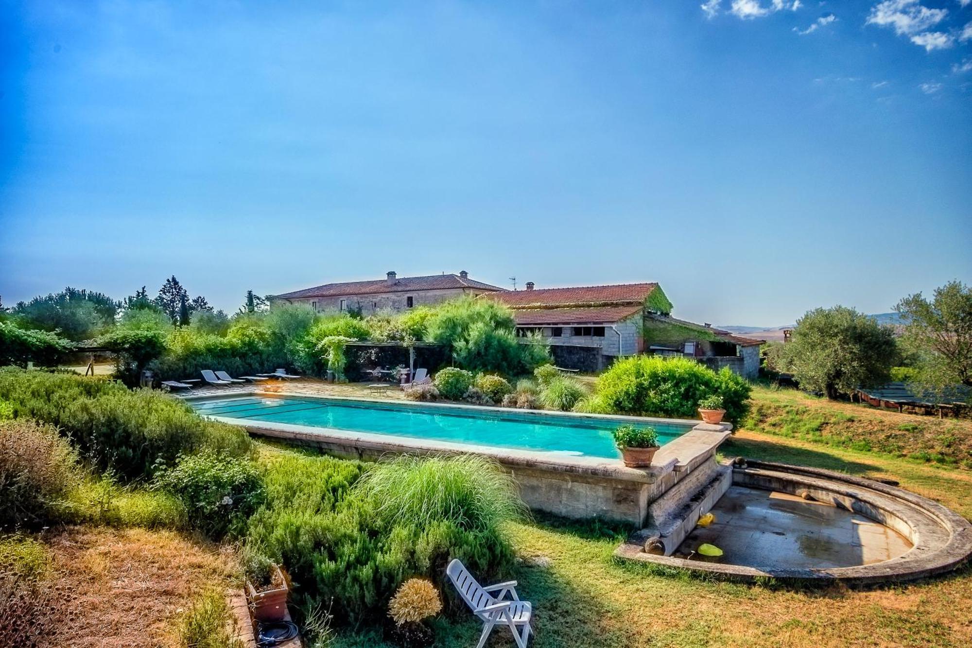 Agriturismo Le Sorbelle D'Orcia Con Piscina Пиенца Экстерьер фото