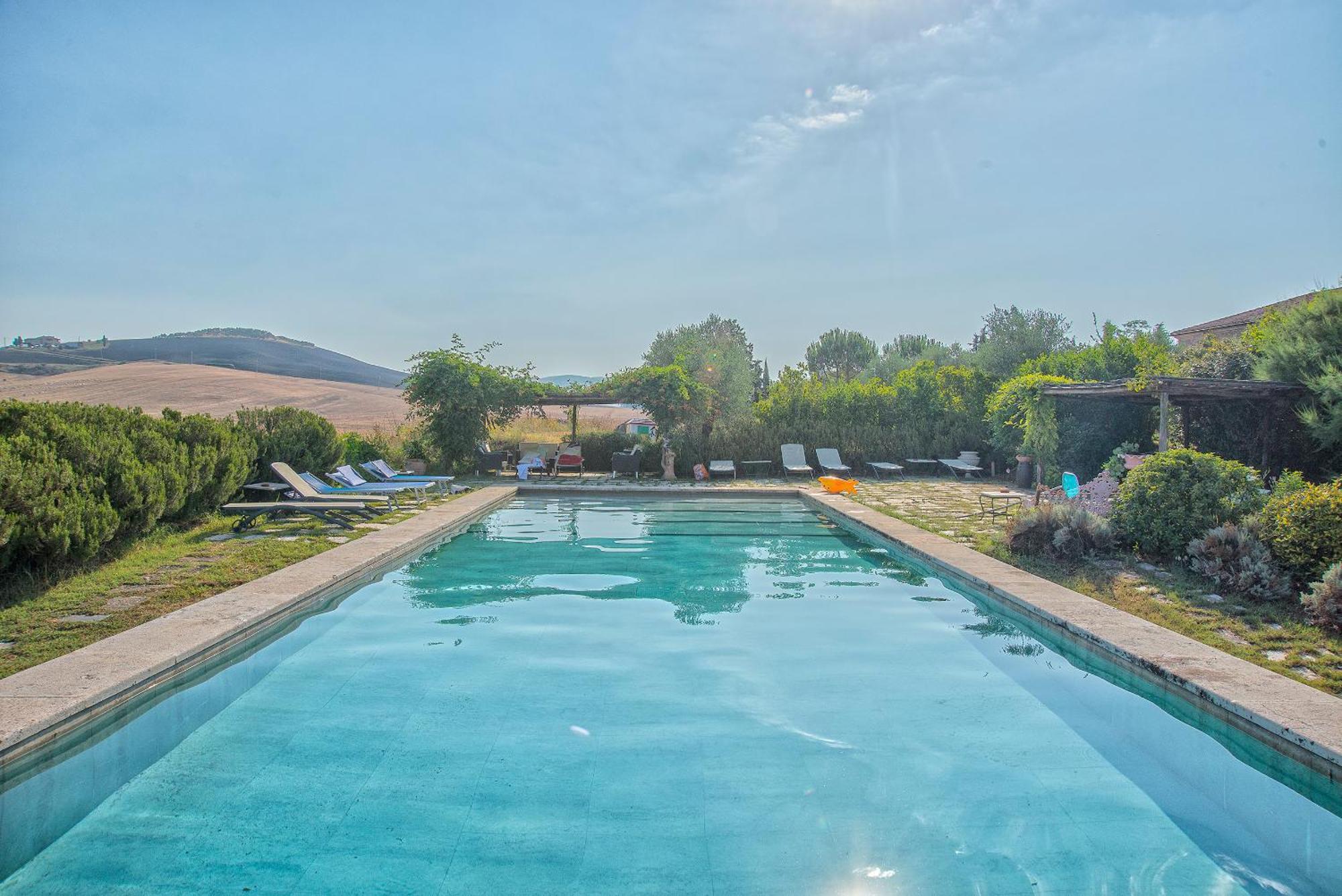Agriturismo Le Sorbelle D'Orcia Con Piscina Пиенца Экстерьер фото