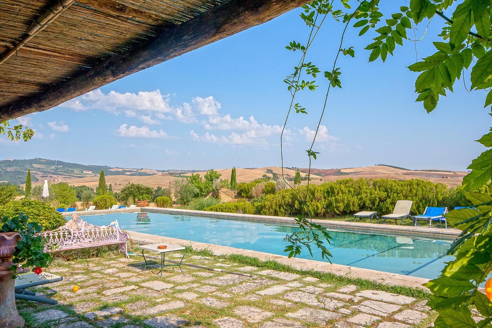 Agriturismo Le Sorbelle D'Orcia Con Piscina Пиенца Экстерьер фото