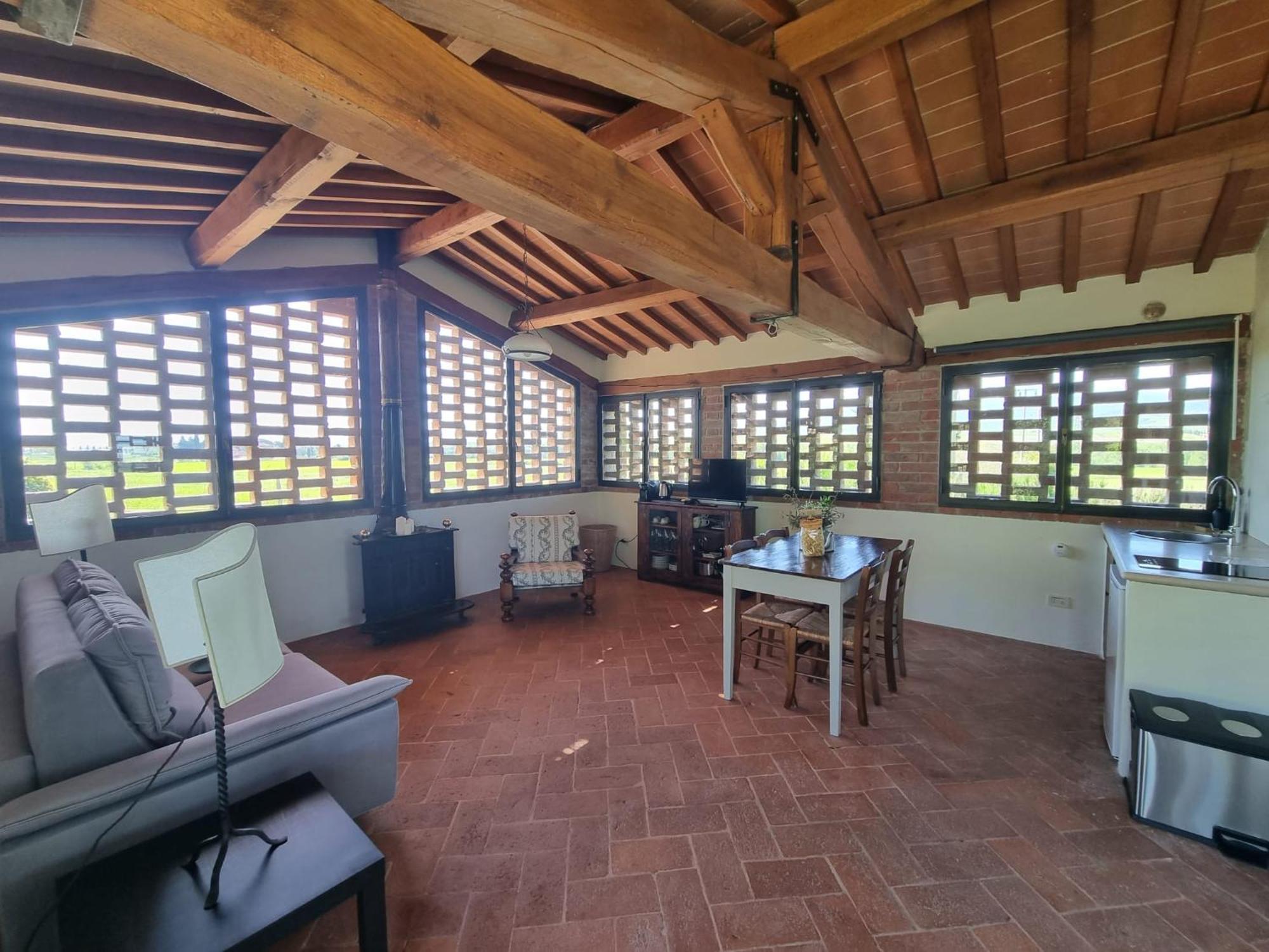 Agriturismo Le Sorbelle D'Orcia Con Piscina Пиенца Экстерьер фото