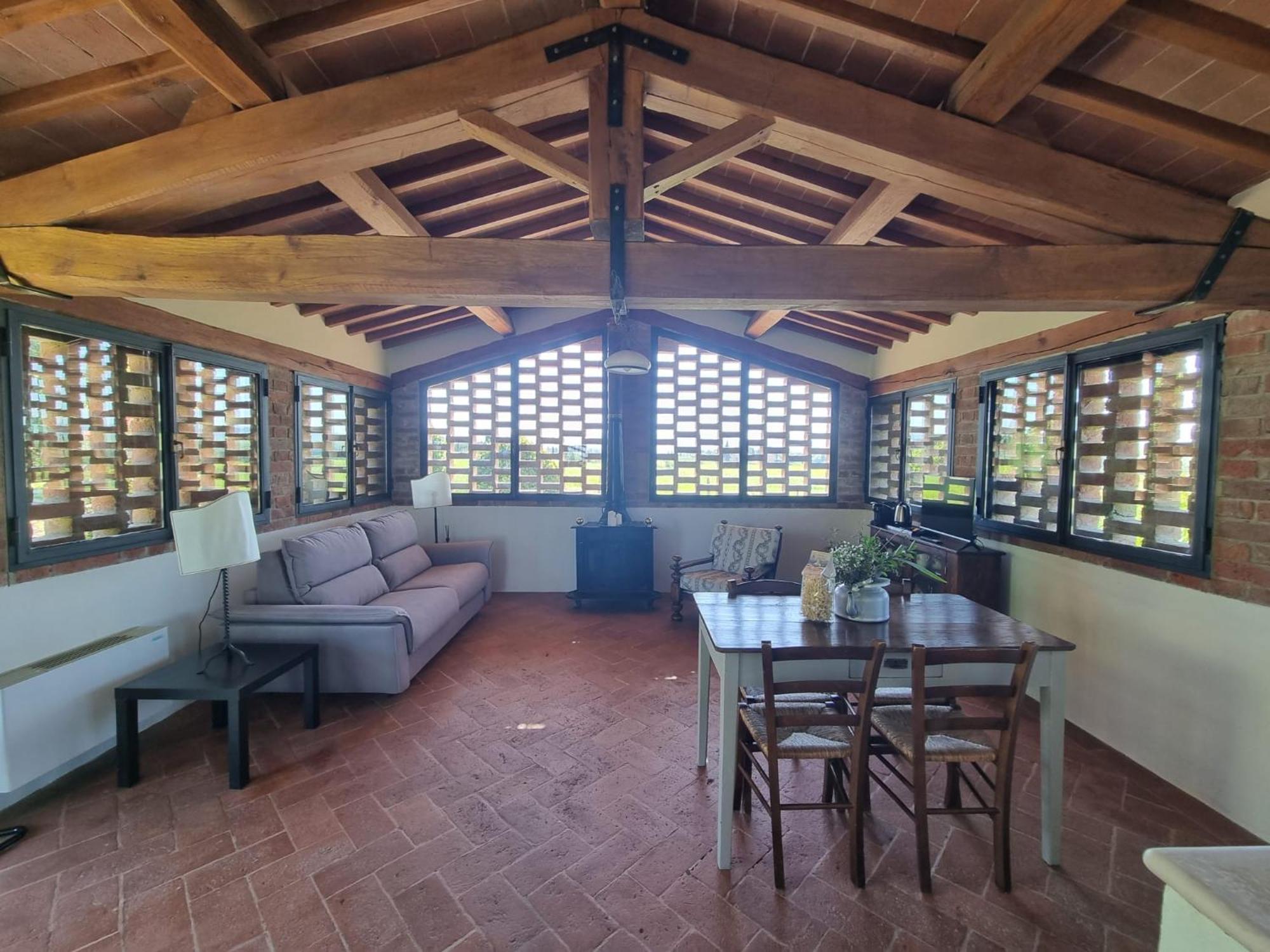 Agriturismo Le Sorbelle D'Orcia Con Piscina Пиенца Экстерьер фото
