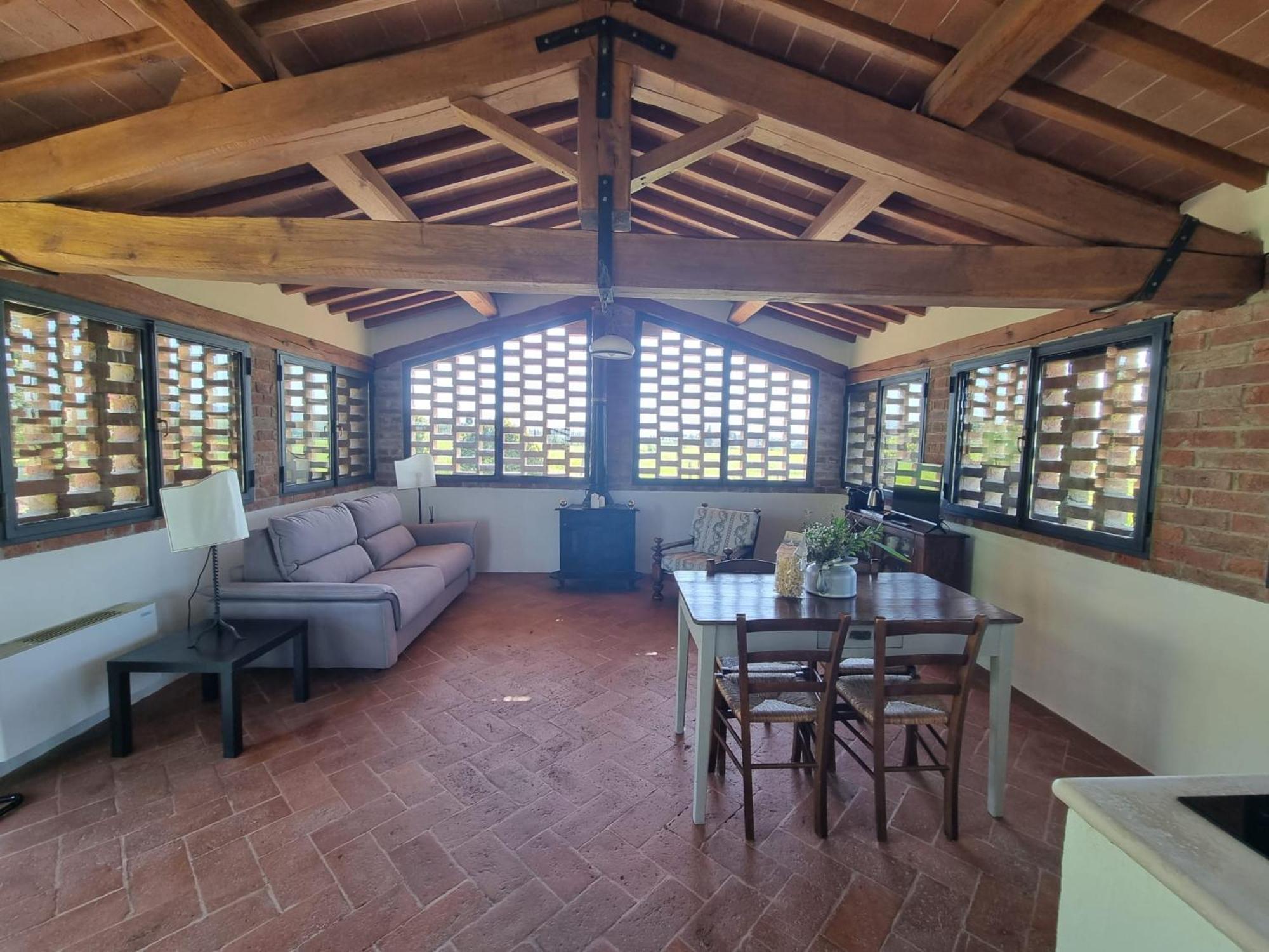 Agriturismo Le Sorbelle D'Orcia Con Piscina Пиенца Экстерьер фото